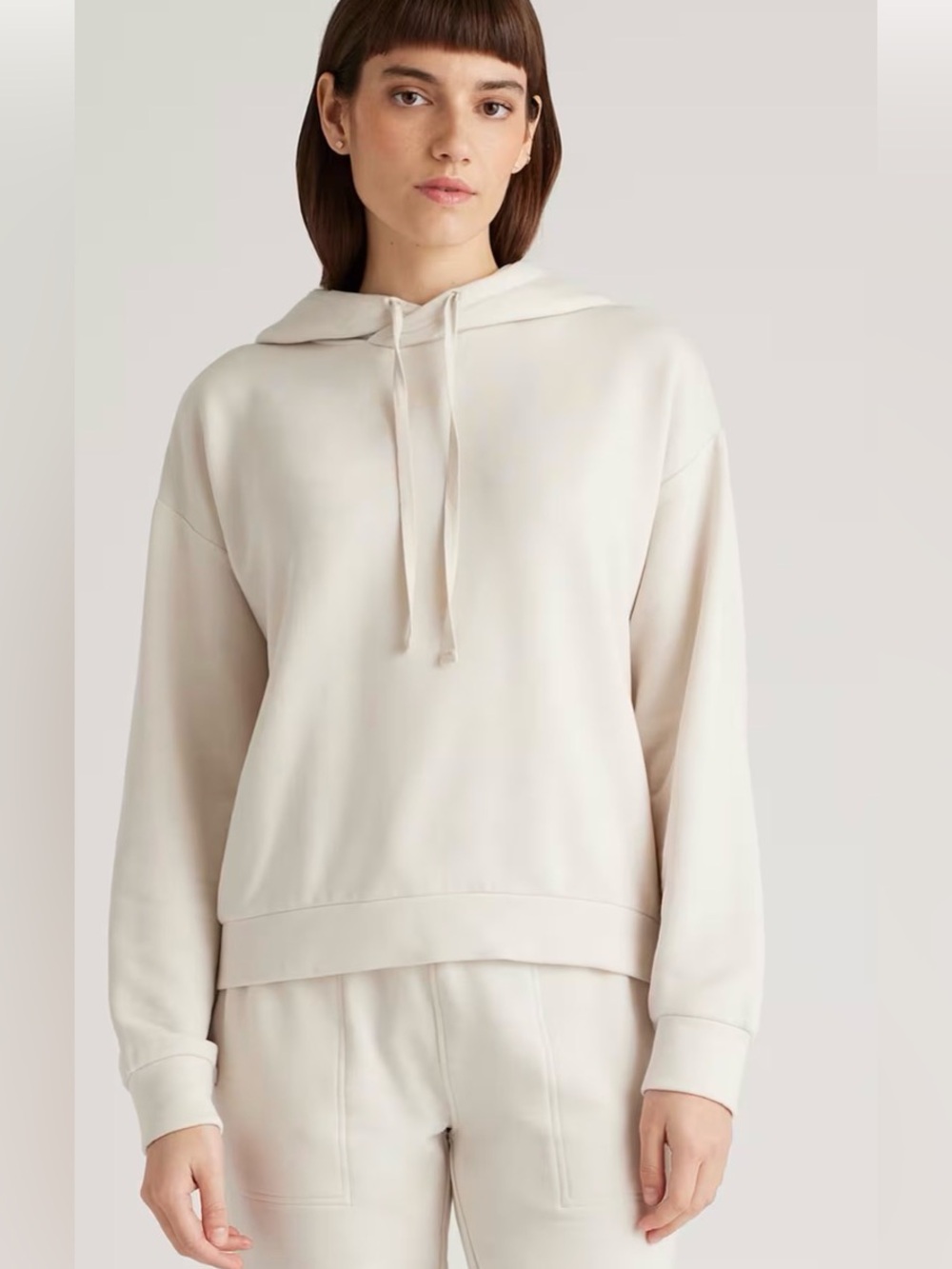 QUINCE SUPER SOFT FLEECE PULLOVER HOODIE!